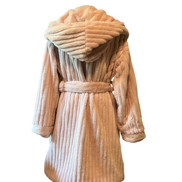 PRETTY YOU LONDON DREAMS WOMEN’S SOFT PINK LUXURIOUS ROBE SIZE S/M - Picture 3 of 12